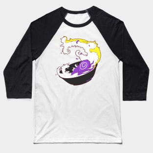 Pride Noodles - Nonbinary Baseball T-Shirt